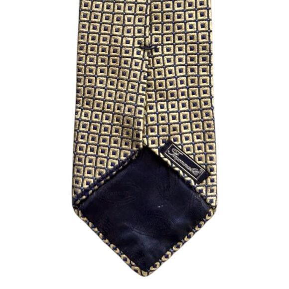 Faconnable Yellow/Blue Tie - Picture 3 of 7